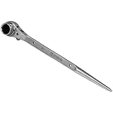 SK11 SPIDER ステン両口ラチェットレンチ ロングタイプ ストレートシノ付き 17mm×21mm SPD-R1721SLS