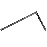 シンワ測定 曲尺 中金普及型ステン 60cm×30cm裏面2尺×1尺 併用目盛 1819ah 63412