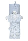 Under The Nile Hooded Blanket Toy Gift Set Hello, Blue by Under the Nile [並行輸入品]