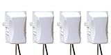 Kidco Outlet Plug Cover, 4-Pack by KidCo [並行輸入品]