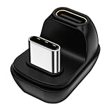 USB C男性からタイプCメスアダプター-.0 U字型タイプCアダプターコネクタ| .0 40Gbps 8K@60Hz、ゲーム、コンピューター、スマートフォン用の100W高速充電アダプター