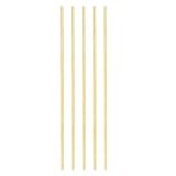 PATIKIL 真鍮棒 直径2.5mm 長さ152.4mm 丸棒5本 DIYクラフト製作用ハードウェアノベルティモデルカー飛行機船 銅