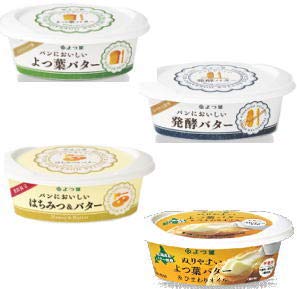 RoomClip商品情報 - よつ葉　パンに塗りやすい卓上タイプ4種類セット（パンにおいしい、発酵、はちみつ、ひまわりオイル）