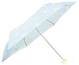 すみっコぐらしダイカット折畳傘(単柄) すみっこぐらし ねこアイス ライトブルー 20011LBL