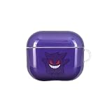 グルマンディーズ(Gourmandise) ポケットモンスター AirPods(第3世代)対応 ソフトケース ゲンガー POKE-752B