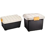 『 ボックス RVBOX 600 カーキ/ブラック 幅61.5×奥行37.5×高さ33cm』と『 ボックス RVBOX 400 カーキ/ブラック 幅42×奥行37.5×高さ33cm』のセット