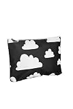Farg Form Bag with Cloud Print (Small, Black) by FARG FORM