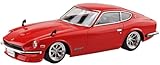 青島文化教材社(AOSHIMA) 1/32 楽プラ スナップキット No.15CU-RD ニッサン S30 フェアレディZ カスタム レッド 色分け済みプラモデル (自動車)