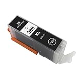 BCI-380XL キヤノン用 互換 インクカートリッジ ブラック BCI-380XLBK 単品 大容量 残量表示 個包装 対応機種：PIXUS TR8630a TR703a TR8630 他【YUBOYA】