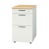 プラス 脇机3段 RJ-046D-3 ホワイトメープル 引出D 生活用品 インテリア 雑貨 インテリア 家具 オフィス家具 会議用テーブル [並行輸入品]