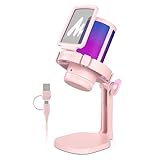 MAONO USB コンデンサーマイク ゲーミングマイク ノイズキャンセリング PC マイク ミュートボタン 単一指向性 RGBライティング 音量コントロール プラグ＆プレイ パソコンマイク ゲーム実況 ライブ配信 ポットキャスト ストリーミング Skype Discord Zoom Windows Mac PS4/PS5対応 GamerWave DGM20 ピンク