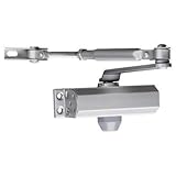 SECO-LARM SD-C121-S Surface-Type Door Closer Silver Finish Fits metal or wood doors up to?42 (107cm)