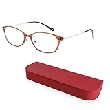 [MIDI ミディ] 老眼鏡 携帯 薄型 ケース付き コンパクト 折りたたみ 日本製 おしゃれ レディース ブルーライトカット mp-01c3150