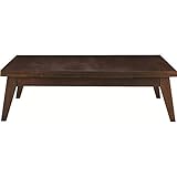 インテリア 家具 便利 おしゃれ 伸長式ローテーブル 木製(天然木) 木目調 CPN-102BR ブラウン