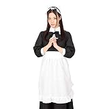 A&TCollection アキバロイヤルメイド ロング Mサイズ コスプレ コスチューム レディース ハロウィン 衣装 仮装 メイド メイド服 ウェイトレス ロリータ