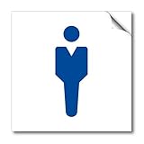 男子トイレ ステッカー トイレの注意標識 20×20cm 【２枚一組】PS-B023