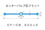 ポリビン止水板センターバルブ型フラットCF-CB200mm×5mm×20m巻 グレー