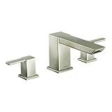 Moen Ts903Bn 90 Degree Two-Handle High Arc Roman Tub Faucet, Brushed Nickel [並行輸入品]