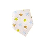 3コットンベビーバンダナよだれ三角形ビブ新生児スターのセット