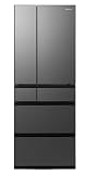 パナソニック 冷蔵庫 幅68.5cm 600L NR-F609WPX-H ミスティスチールグレー ナノイーX AIエコナビ