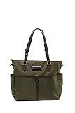 cee cee & ryan 'Josie' Baby Bag/Diaper Bag - Carryall Tote Olive [並行輸入品]