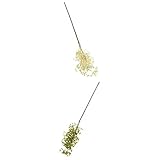 Dovewill 2本入りお買い得　造花　人工植物　三叉　ドクウツギ　花束　ホーム　芸術　装飾　工芸品　全2色 - 色1