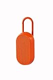 アウトドアにも最適！カラビナ付きBluetooth防水スピーカー LEXON MINO T LA124OF GLOSSY ORANGE