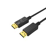 TRkin Displayportケーブル【1.2/4 K/1.8 M】4K@60Hz/ 2K@165Hz/2K@144Hz、DP to DP最大21.6 Gbps高速ノートパソコン/テレビ対応ディスプレイポートブラック