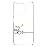 MIKYPOOZ Moto G66J 5G 用 ケース 透明 スヌーピー アニメ 漫画キャラクター かわいい ファッション 滑り止め 指紋防止 強力保護 ワイヤレス充電対応 シンプル 耐衝撃 薄型 (Moto G56 / G66Y 5G / G66J 5G用)