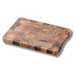 D&S エンドグレインカッティングボード L 39.8×24.7cm 木製まな板 天然木 北欧風 天然アカシア材のぬくもりあるデザイン 市松模様 L MP.1621-L
