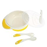 GoolRC 赤ちゃん 幼児ボウル 吸盤付き スプーンとフォーク付き