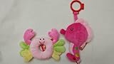 Ocean Friends Baby Crab Ring Rattle and Baby Seahorse Rattle Stroller Toy Car Seat Toy Take Along To
