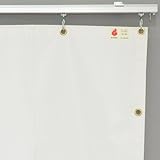 サイズオーダー/JQ 　防炎　白養生シート（1類）0.42mmt【FT13】/巾630cm・丈450cmまで