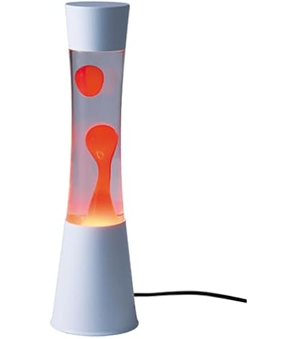 Amazon.co.jp: レトロ ロケット ラバランプ パープル/オレンジ