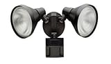 Defiant 180 Degree Outdoor Black Motion-Sensing Security Light [並行輸入品]