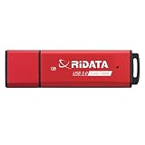 USB 3.0 16GB 超高速データ転送 RI-HD3U3016RD 軽くて強いアルミボディ LED点灯アクセス表示 キャップ式 レッド USBメモリー インデックスシール付 RiDATA (16, GB)