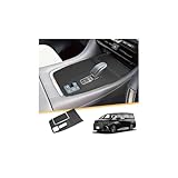 [LFOTPP] トヨタ アルファード ヴェルファイア 40系 ハイブリッド車 専用 シフトパネルカバーコンソールボックス ボックストレイ アルファード40系 すべり止め ラバーマット付き 小物入れ ピッタリ車 収納ボックス 内装パーツ 40アルファードカスタムパーツ（エレクトロシフトマチック専用）