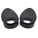 顕微鏡アクセサリーキット 2PCS 40mm 39-42mmラバーアイピースアイシールドマイクロソッペアイピースレンズフード 顕微鏡スライド