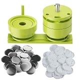 缶バッジマシーン専用 75mm ベース 100セットバッジ素材 プラスチック素材付き 緑 専用交換