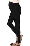 Sweet Mommy Raised Boa Linerストレッチマタニティレギンス US サイズ: M カラー: ブラック
