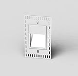 WAC Lighting WL-LED200TR-BL-WT 120V Trimless Vertical Step Light, Blue [並行輸入品]