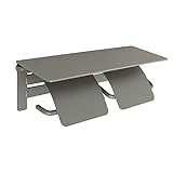 ヤマソロ トイレットペーパーホルダー 2連 ダブル おしゃれ 棚付き 紙巻器 完成品 トイレ 天板付き 北欧 スチール ブラン Blan 41-060 (シャンパンゴールド)