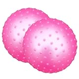 イガイガソフトボール エクササイズボール 約20cm 2個 ヨガ ピラティス ストレッチ ピンク