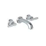 Rohl MB1937LMAPC Wall Mounted Zephyr Spout Tub Filler with Lever Handles from Michael Berman Bath Co