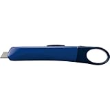 プラス 折らないカッター オランテ ネイビー 3本