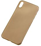 Plus Nao(プラスナオ) iPhoneXカバー iPhoneXケース iphone8 iPhone8plus iPhone10 シェル ケース カバー 半透明 apple アップル アイフォ 12ProMax ゴールド