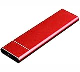 超高速外付けSSD、ポータブルモバイルソリッドステートドライブ、コンピューター、携帯電話に最適 (Red,500G)