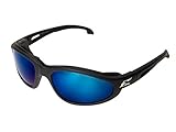 Edge Eyewear Dakura Polarized-Black / Aqua Precision Red Mirror Lens with Gasket [並行輸入品]