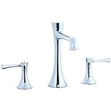 Cifial 245.130.625 Brookhaven Three-Hole Widespread Lavatory Faucet, Polished Chrome [並行輸入品]