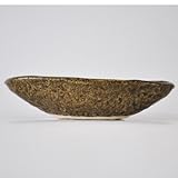 信楽焼 ソバ舟型 山野草鉢 5号 幅19cm×高4cm